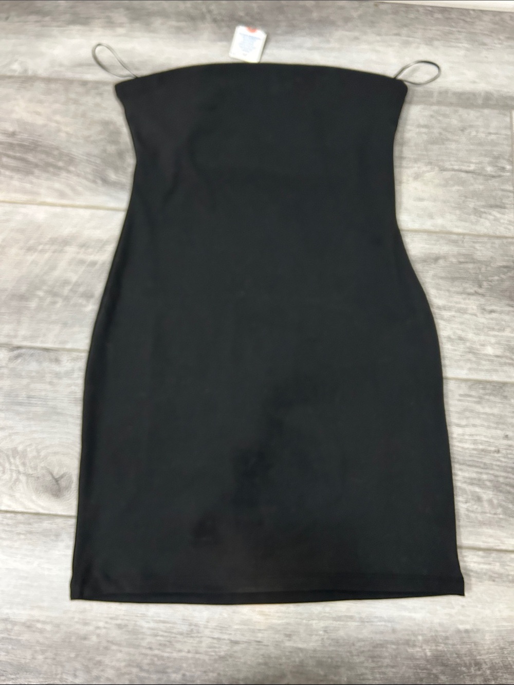 Ambiance Black Spaghetti-Strap Mini Dress
